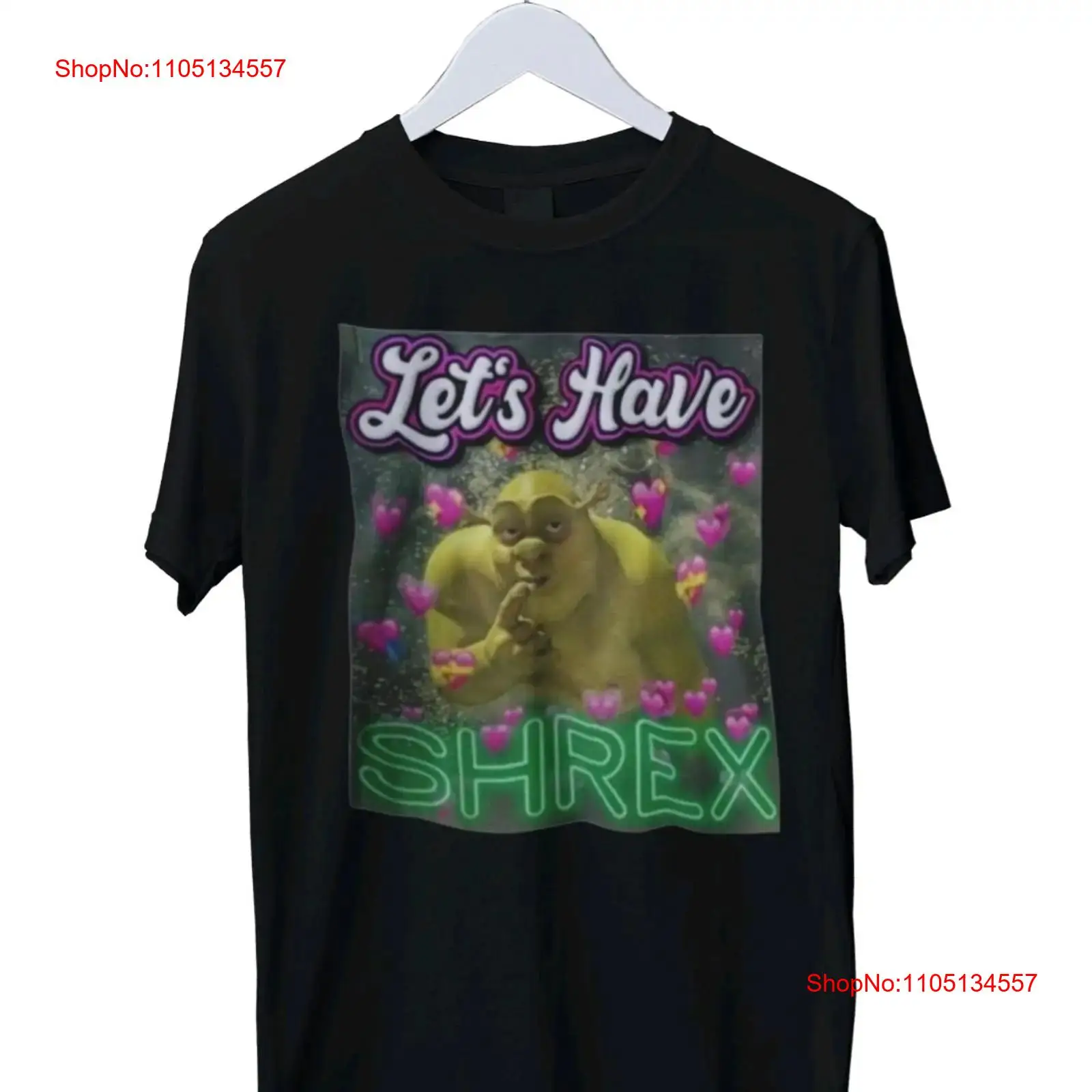 Vintage Fashion T Shirts - Забавная футболка Lets Have Shrex Meme