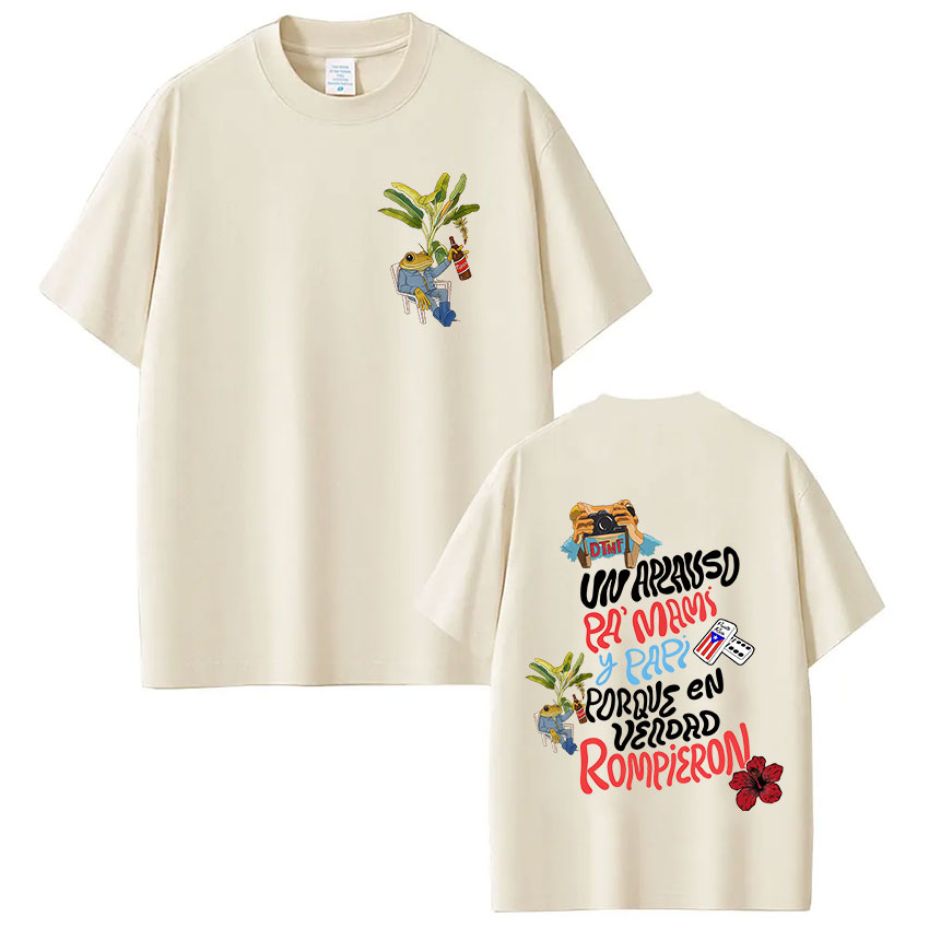 Vintage Fashion World - Футболка Rapper Bad Bunny Debi Tirar