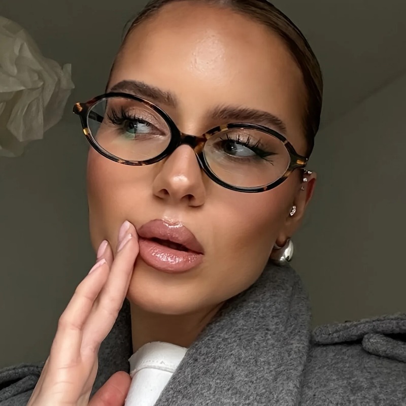 Vintage Fashion Luxury - Винтажные овальные солнцезащитные очки для женщин,