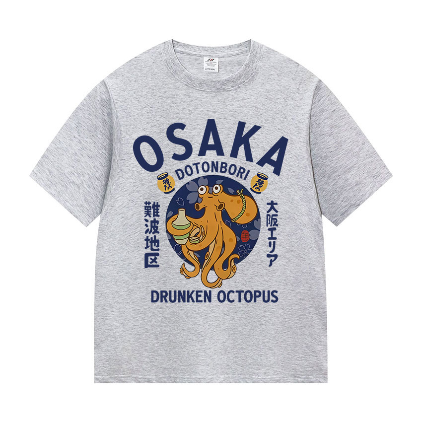 Vintage Fashion Osaka - Футболки унисекс с принтом «Пьяный осьминог»