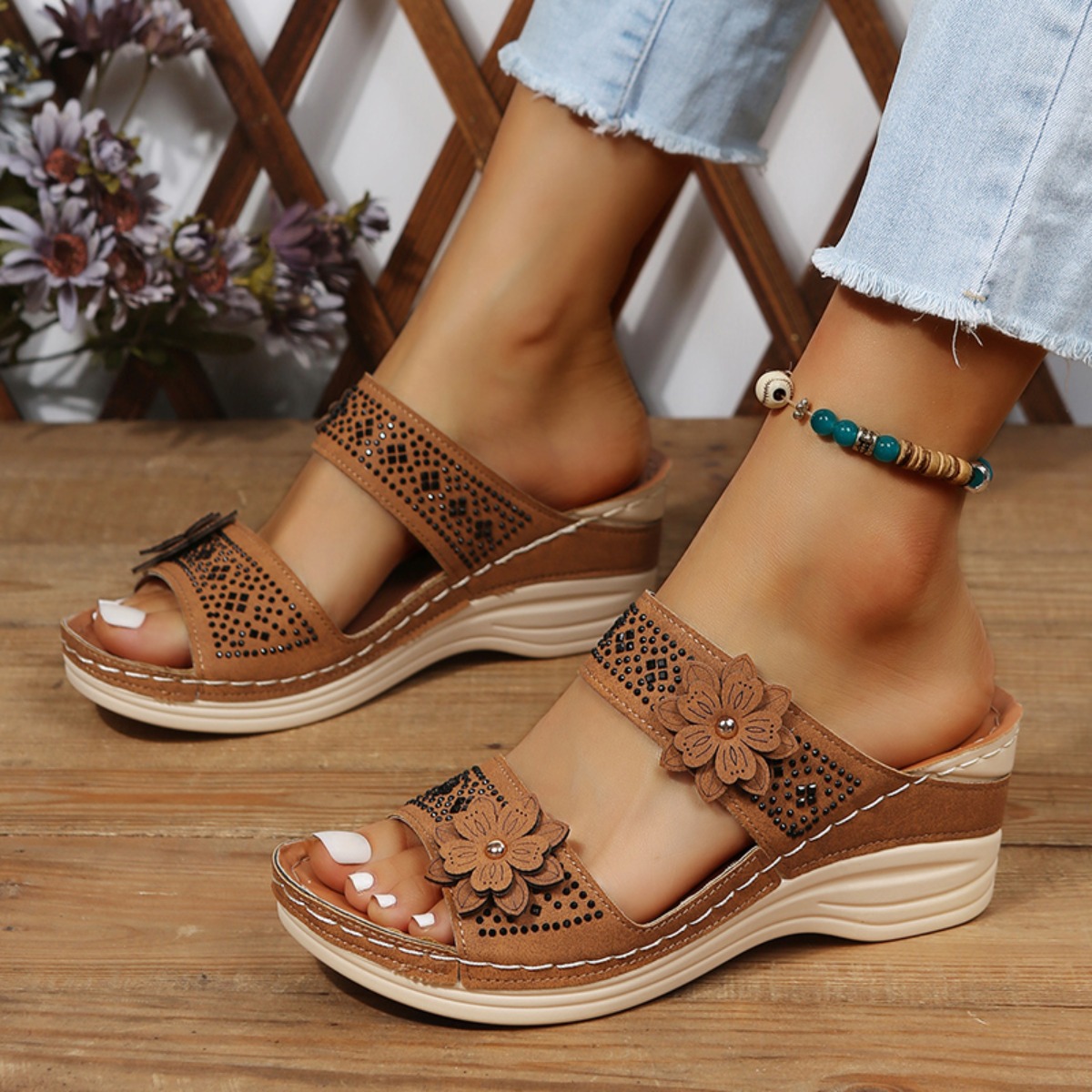 Vintage Fashion Female - Новые модные летние женские сандалии на
