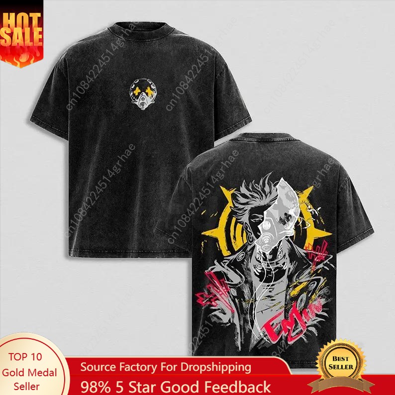 Vintage Fashion T Shirts - Винтажная футболка Gachiakuta с аниме-принтом, подарок