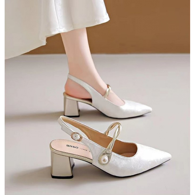 Vintage Fashion Heels - Элегантные женские туфли-лодочки с острым носком