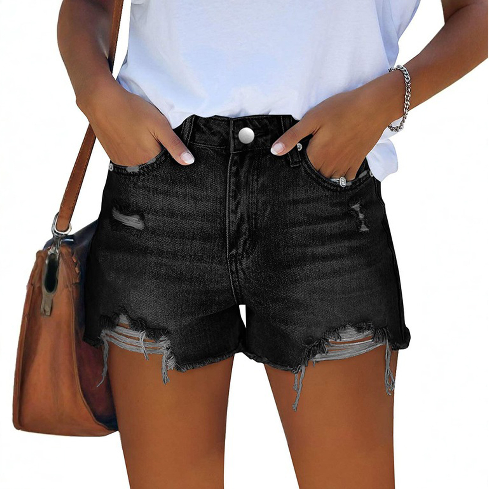Vintage Fashion Female - Американские винтажные модные женские джинсовые шорты