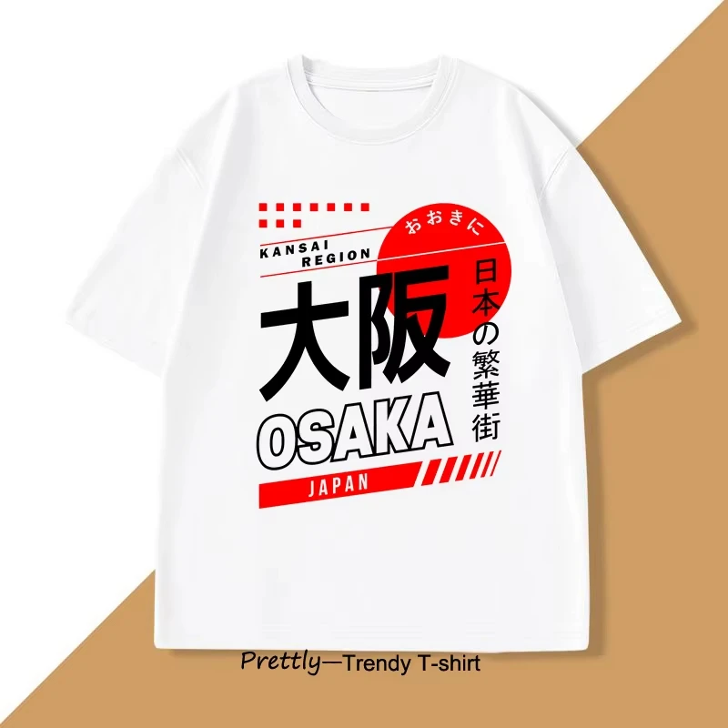 Vintage Fashion Osaka - Футболка Осака в японском стиле, винтажная
