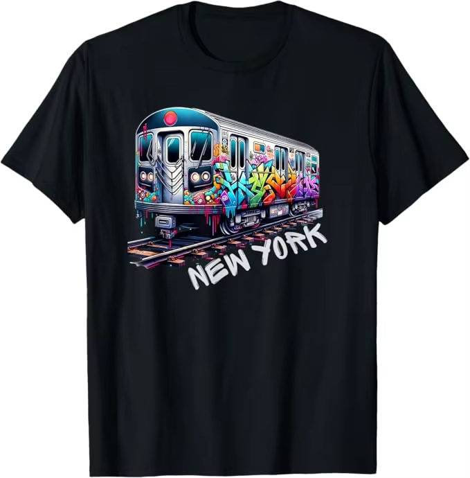 Vintage Fashion New York - Нью-Йоркский шлейф в стиле граффити NYC