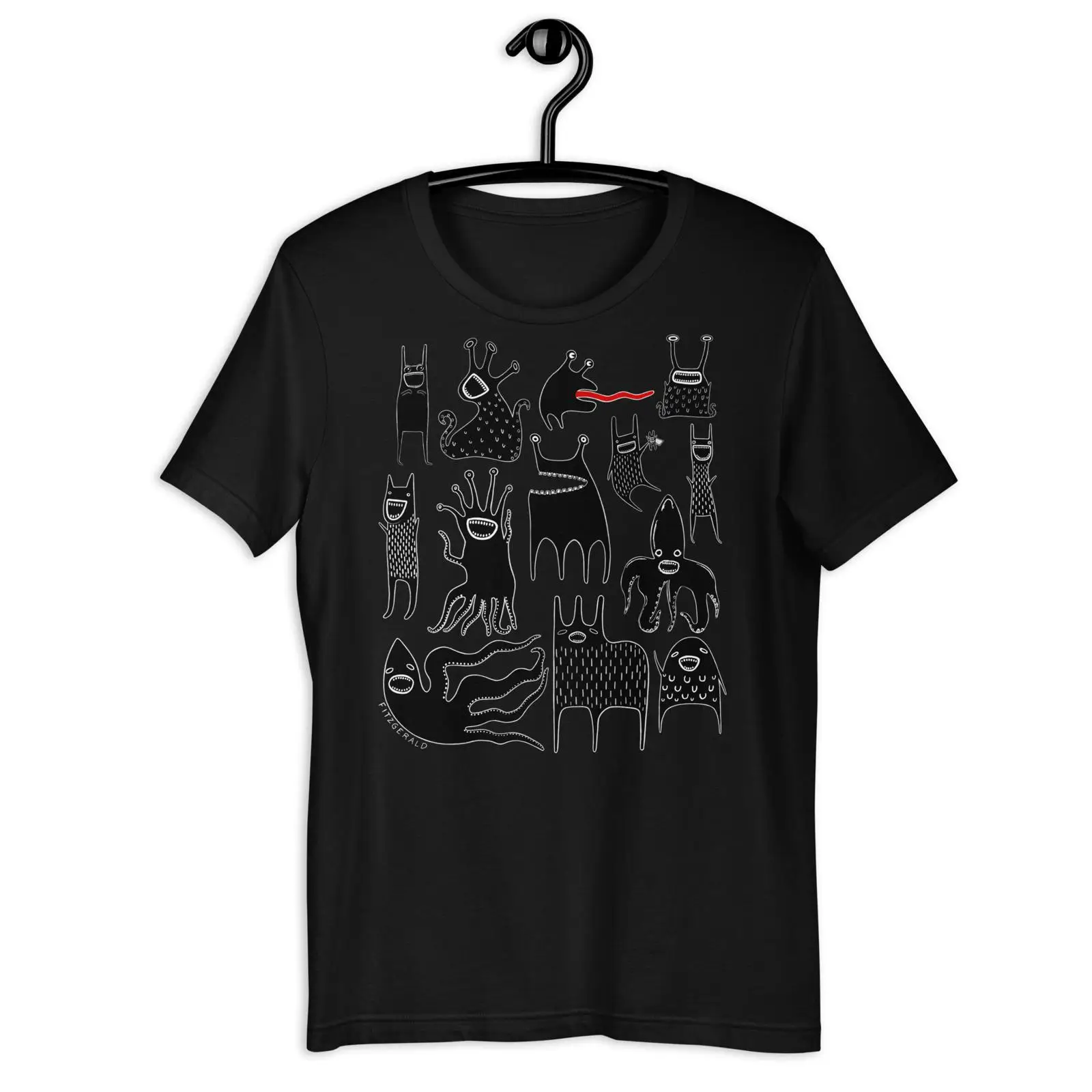 Футболка Kawaii Goth Monster:  – обзор и цена Quirky Vintage Fashion