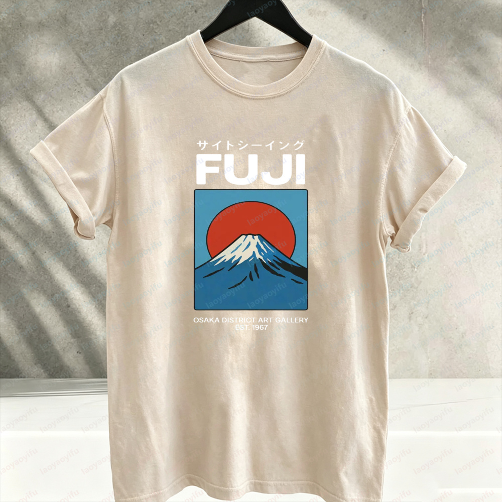 Футболка в японском стиле Fuji – обзор и цена Vintage Fashion Osaka