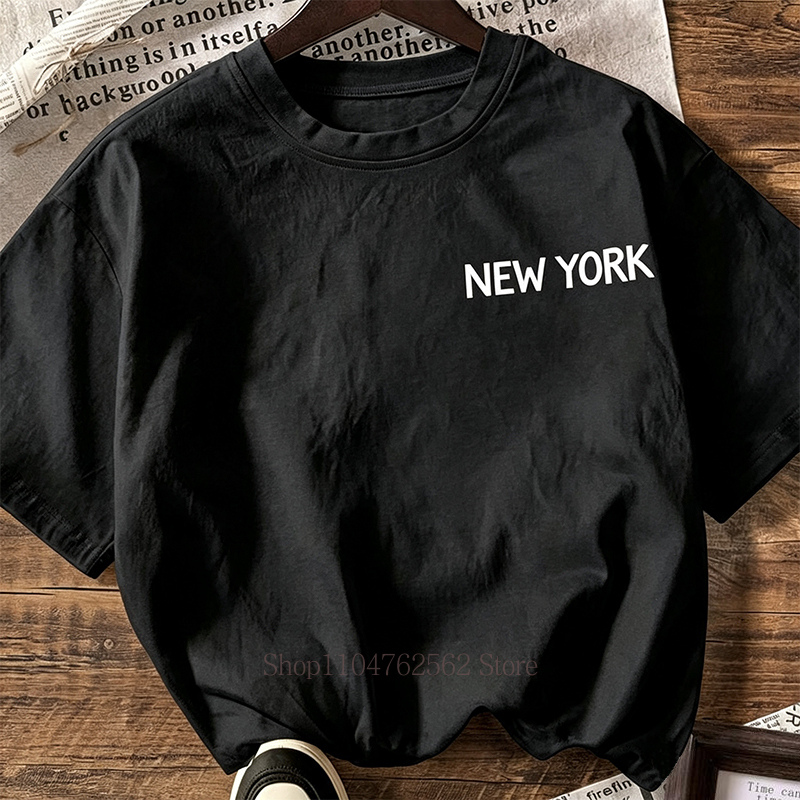 Футболка с принтом в стиле Нью – обзор и цена Vintage Fashion New York
