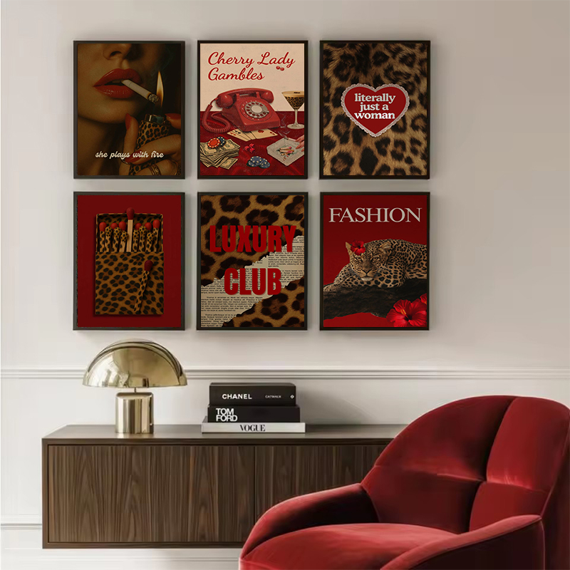 Модный винтажный постер с леоп – обзор и цена Vintage Vogue Fashion Poster