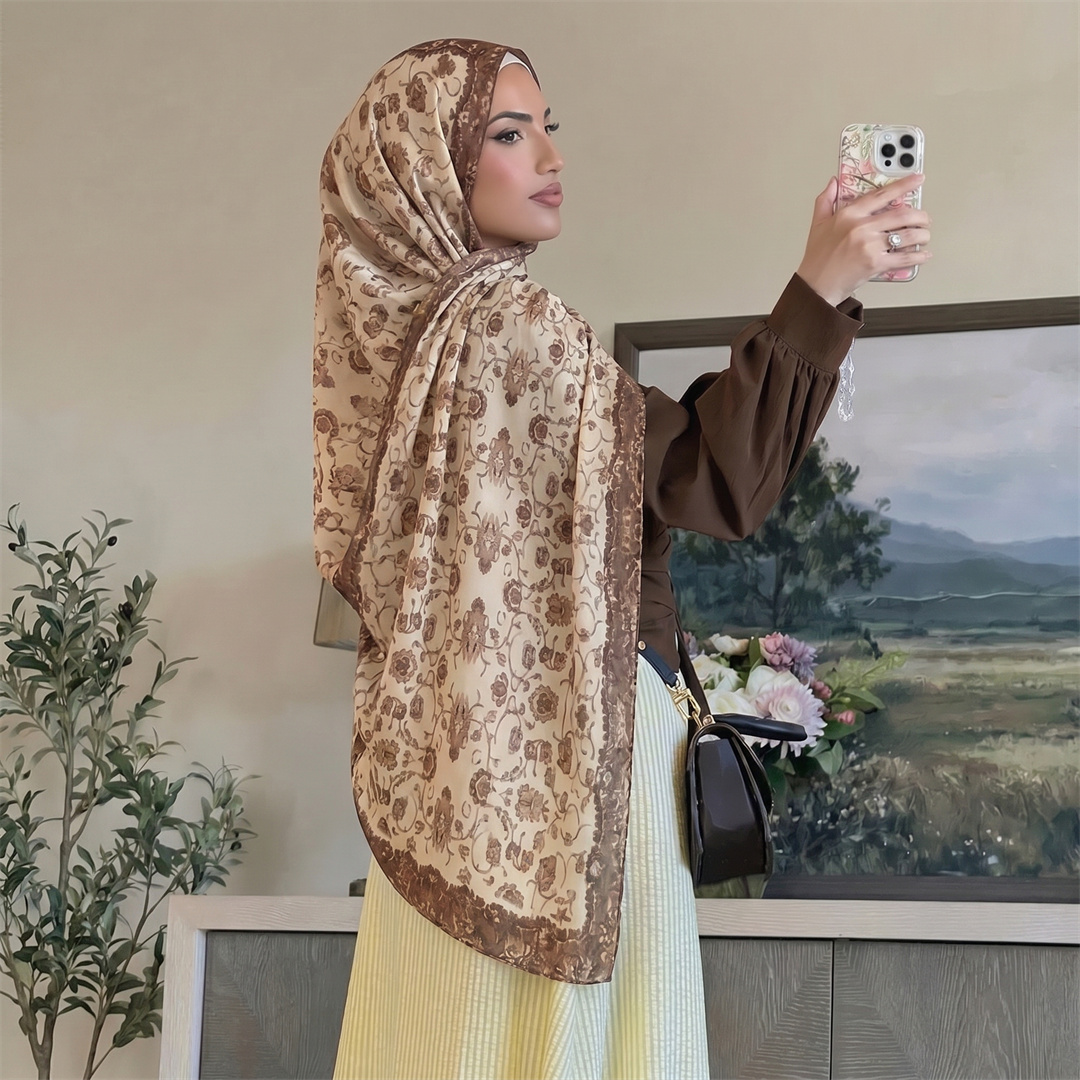 Винтажный хиджаб с цветочным п – обзор и цена Vintage Outdoor Fashion