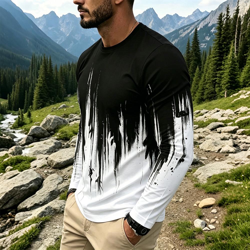 Мужская футболка с длинным рук – обзор и цена Vintage Fashion T Shirts
